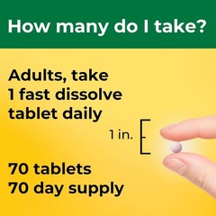 Nature Made Vitamin D3 5000 IU 70 Fast Dissolve Tablets