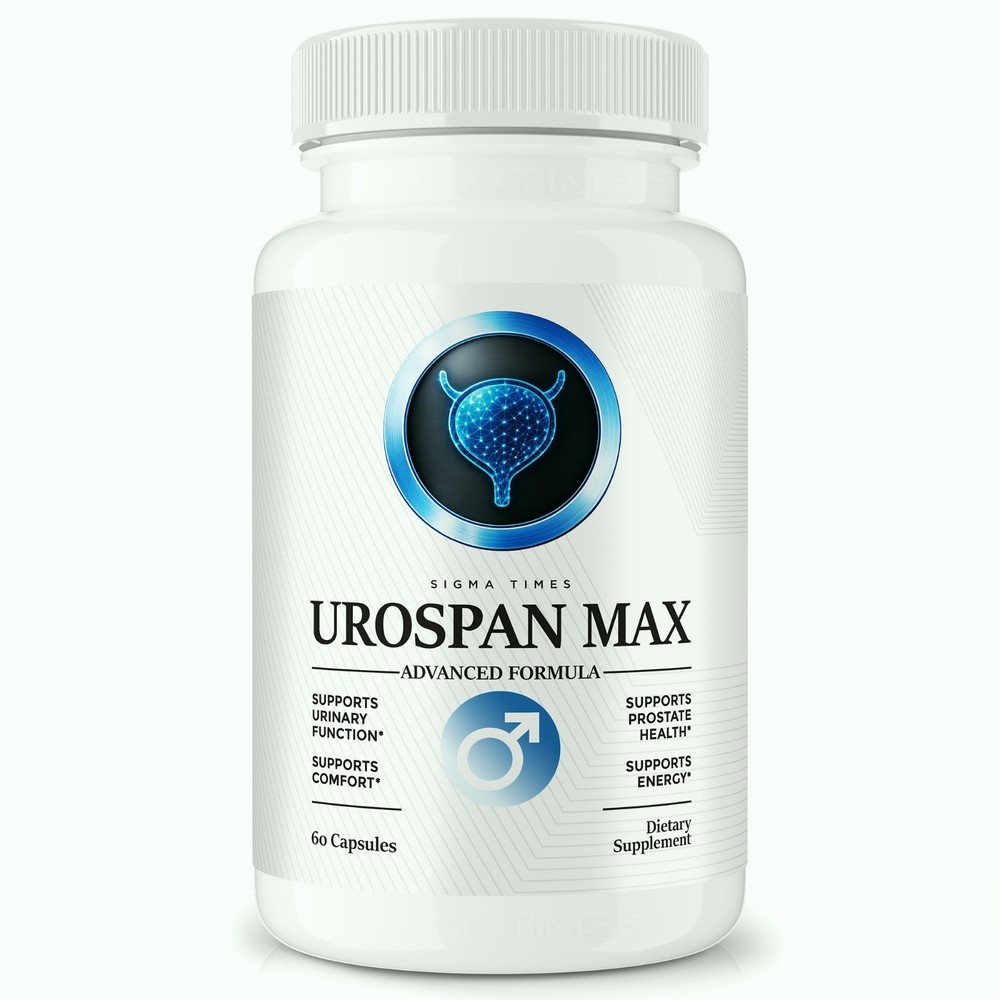 Urospan Max Capsules, Advanced Prostate Health Support for Men 60ct