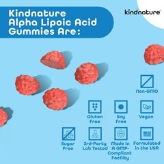 Alpha Lipoic Acid Gummies 600mg – Vegan Neuropathy Support, Sugar-Free,
