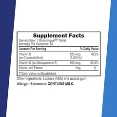 Superior Source K2 (MK-7) 100 mcg, with D3 (5,000 IU) Supplement, Quick