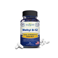 Methyl B12 Improve Memory Boost Energy Promotes Digestive Health 30-120 capsules