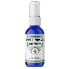 FWS Colloidal Silver Spray – 4 oz – Clear Silver – 50 ppm – 99.99% Pure Silve…