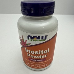 NOW Inositol Powder – Supports Healthy Membrane Function – 4 oz/113g – BB 11/29
