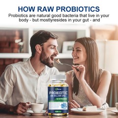 Probiotics 100 Billion CFU Potency Digestive Immune Gut Health 120 Capsules