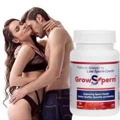 Grow Sperm Men Herbal Wellness Capsules Natural Vitality Support 30 Veg Capsules