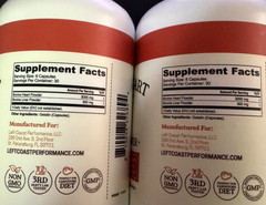 Bovine Heart with Beef Liver Supplements 360ct. (2 bottles X 180)