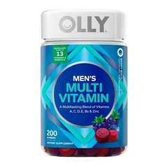 OLLY Men’s Multivitamin Gummy Health & Immune Support berry 200 Ct