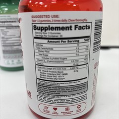 goli 3 Pack Gummy 0-sugar Pre-Post Probiotic, Apple Cider Vinegar, Ashwaganda