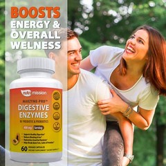 Probiotic Digestive Multi Enzymes, Probiotics for Digestive Health Support 120ct