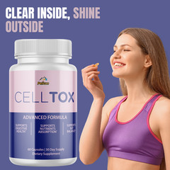 CELL TOX-Digestive Support- 2 Bottles- 120 Capsules