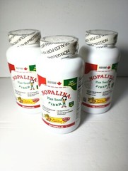 3 Nopalina Flax Seed Fiber Dietary Supplement 360 caps total
