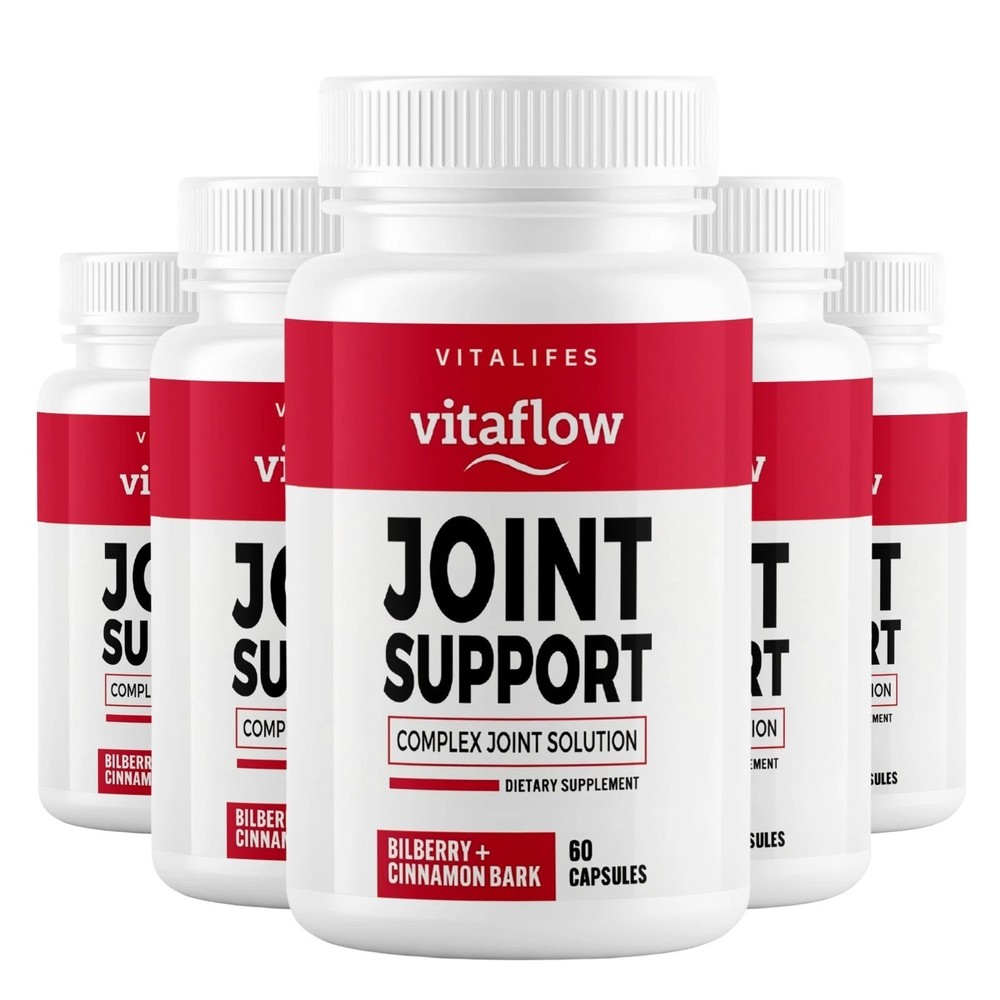 (5 pack) VitaFlow Blood Balance Capsules, Vita Flow Glycogen Support 300ct