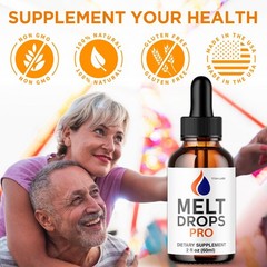 (3 Pack) Melt Drops Pro Natural Health & Fitness Formula MeltDrops 90 Servings