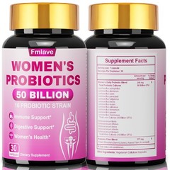 PMS Support Supplement for Women – Hormone Balance + Women’s Probiotics 50B CFU