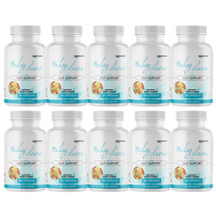15 Day Cleanse Supplement Support for Cleansing and Gut Detox – 10 Bottles