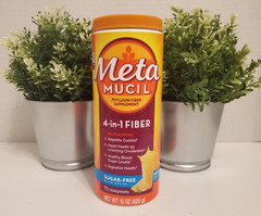 Metamucil Psyllium Sugar-Free Fiber Supplement Orange Powder 15 Oz ~ FAST SHIP