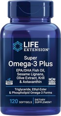 Comprehensive Omega-3 Formula: 120 Softgels with EPA/DHA, Lignans & Krill Oil