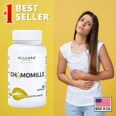 CHAMOMILLE – Relaxation & Digestive Aid – Calm & Soothing – Menstrual – 60 Caps