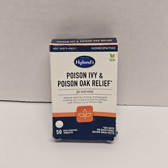 1x Hyland’s Poison Ivy & Poison Oak Relief Tablets 50 Ct Box