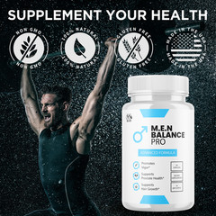 (2 Pack) M.E.N Balance Pro Advanced Male Health Support Supplement 120 Capsules