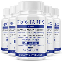 (5 Pack) Prostarex Capsules Prostate Supplements For Men Supports Health (300ct)