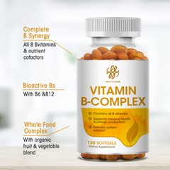Vitamin B Complex Supplement – Super B Vitamin, Immune Boost, Energy, Metabolism