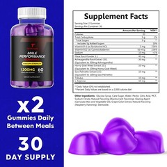 Triton Maxx Gummies for Men Max Strength Formula Vitamin Supplement 120 Gummies