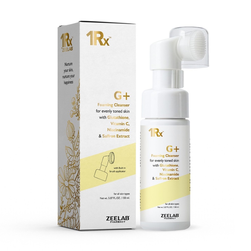 1RX G+ Foaming Cleanser with Glutathione Vitamin C & Niacinamide Duty Free In US