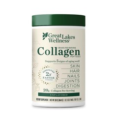 Great Lakes Wellness Collagen Peptides Powder for Skin, Hair, Nails, Joints &…