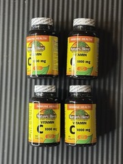 Vitamin C Tablets Supplement 4 Bottles 400 Pills NEW Expires 2027 Natures Blend