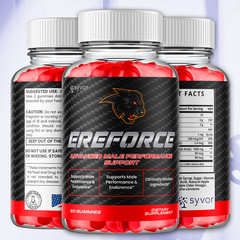 (5 Pack) Ereforce Male Gummys Advanced Formula Ere Force Max Vitamin 300 Gummies