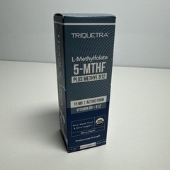 Triquetra L-Methylfolate 5-MTHF Plus Methyl B12 15 MG Vitamin B9 + B12 Best 7/27