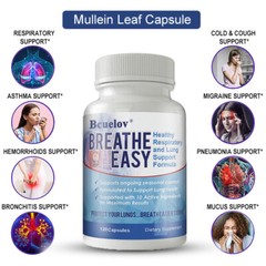 Breathe Easy – Respiratory Support, Promotes Lung Health 120 Capsules