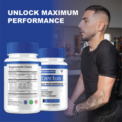 (5 Pack) Erecton Advanced Formula, Erecton Performance Pills (300 Capsules)