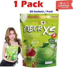 MIKEO Fiber XS Green Apple Powder Drink Sugar Free 30 Sachets