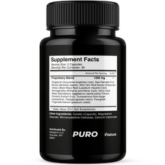 (3 Pack) Puro Vitality Boost, Premium Supplement Maximum Strength (180 Capsules)