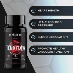 3Pcs-Leviathan Nutrition Hemo Flow Supplement Nattokinase with forNitric Oxide*