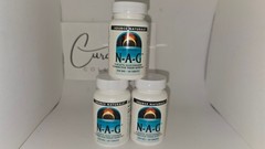 3 Pack Source Naturals N-A-G N-Acetyl Glucosamine 500 mg 60 Tablets Ea Exp 01/27