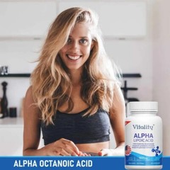 Alpha Lipoic Acid 600mg Extra Strong Effect ALA Supplement 60 Capsules