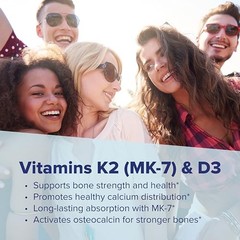 Superior Source K2 (MK-7) 100 mcg, with D3 (5,000 IU) Supplement, Quick