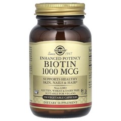 Biotin, 1,000 mcg, 250 Vegetable Capsules