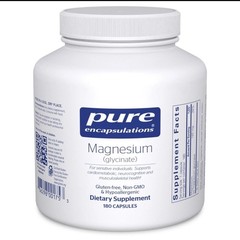 Pure Encapsulations Magnesium Glycinate for Heart Support, 180 Count