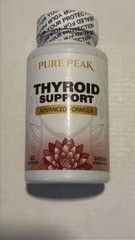 Pure Peak Thyroid Support Supplement 60 Capsules ~ Exp 06/2026