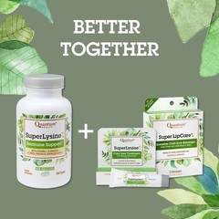 Quantum Health Super Lysine 180 Count Immune Support and Lip Health Tablets