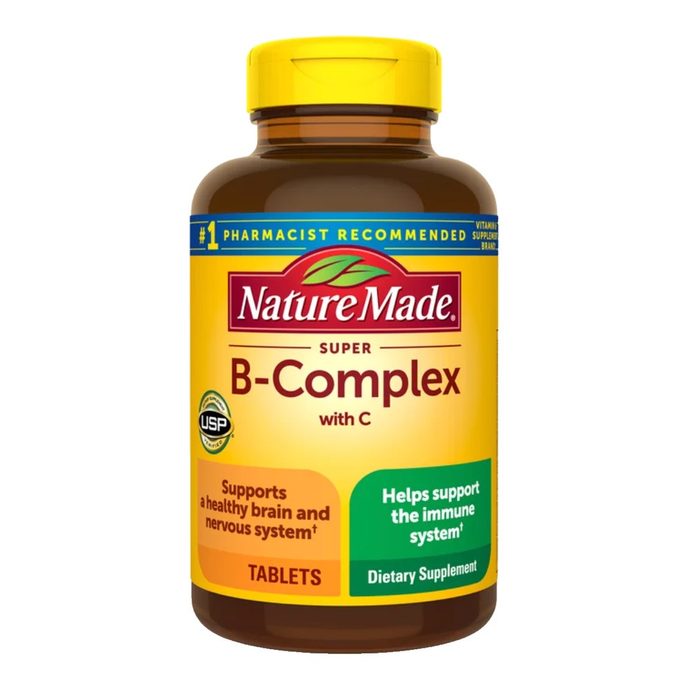 Nature Made Super B-Complex with Vitamin C 460 Tablets Energy