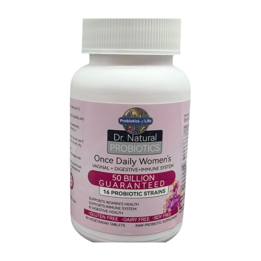Dr Natural Women’s Probiotic 50B 90 Tabs Compare to Garden of Life Exp 01/27