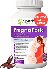 Pregnaforte 1 a Day Prenatal Vitamins for Women 2 Month: Folic Acid, Fish Oil…