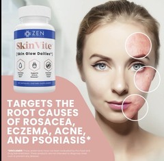 Zen Nutrients SkinVite Natural Skin Supplement for Women, Men & Teens- Hormonal