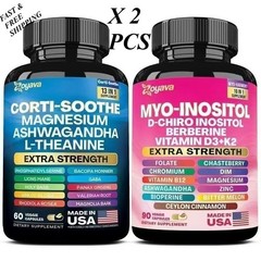 LUXRY Soothe&Smooth Bundle – Zoyava Cortisol Myo-Inositol All-in-One Supplement