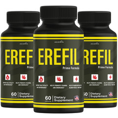 (3 Pack) Erefil Advanced Male Health Support Vitamin Supplement Ere Fil Capsules
